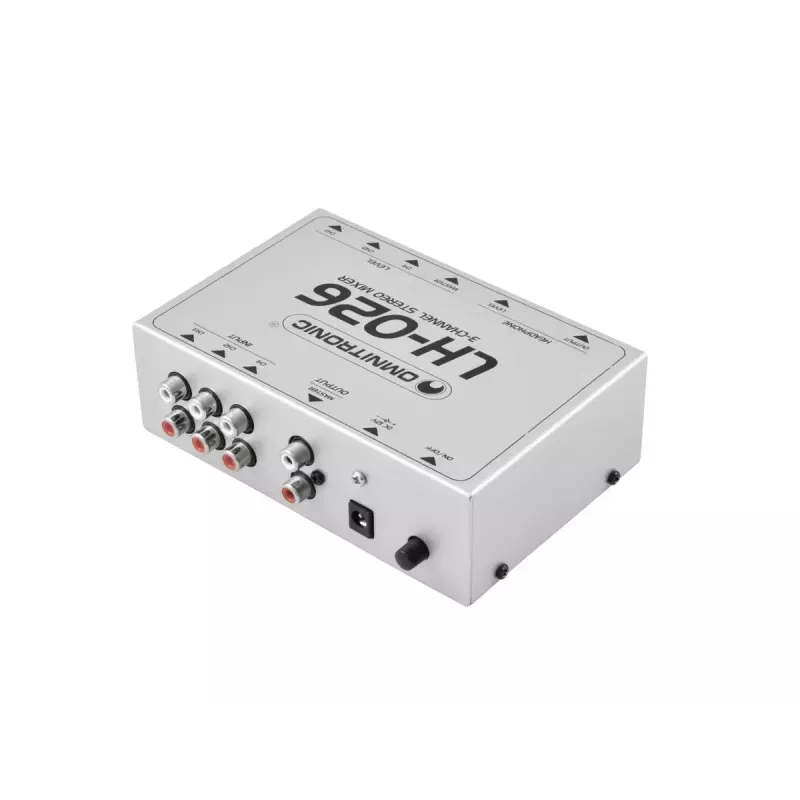 Maišytuvas Omnitronic 10355026 3 kanalų 20–20000 Hz Baltas