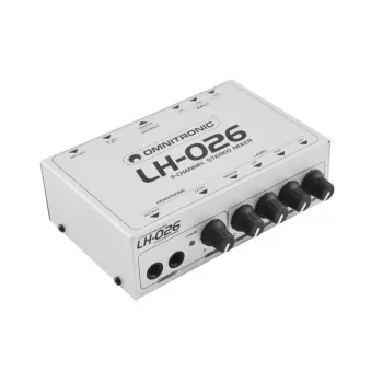 Maišytuvas Omnitronic 10355026 3 kanalų 20–20000 Hz Baltas