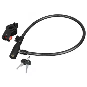 Hama 00178109 kabelinė spyna juoda 650 mm