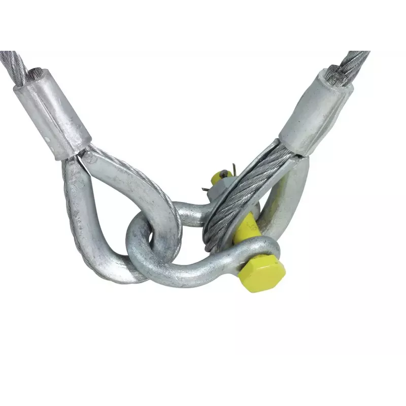 Virvė Eurolite 58010490 1 m cinkuotas plienas 1050 kg
