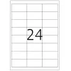 Lipnūs etikečių lapai HERMA 4582, A4, 240 vnt., balti matiniai