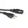 Maitinimo laidas ACT Powercord Šveicariškas kištukas J - C13 juodas 2,5 m