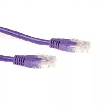 ACT Purple 20 metrų U/UTP CAT6A jungiamasis kabelis su RJ45 jungtimis