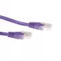 ACT Purple 20 metrų U/UTP CAT6A jungiamasis kabelis su RJ45 jungtimis
