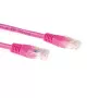 ACT Pink 7 metrų U/UTP CAT6A jungiamasis kabelis su RJ45 jungtimis
