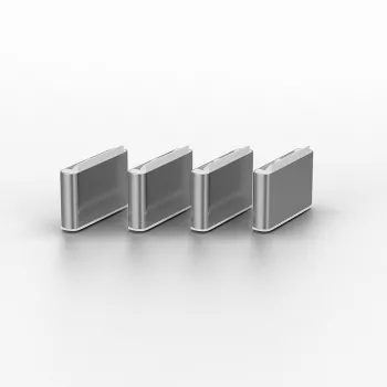 Lindy USB Type C prievadų blokatoriai (be rakto) – 10 vnt., balti