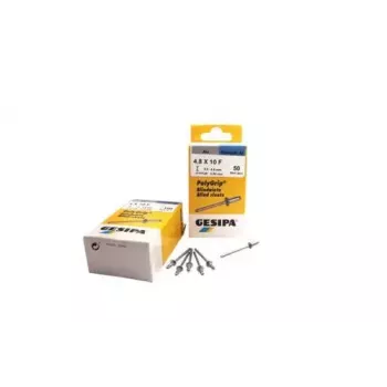 Aklakniedė GESIPA 1432060 Nerūdijantis plienas Pilka 6,5mm galvutė 3,2mm kotas 8mm ilgis