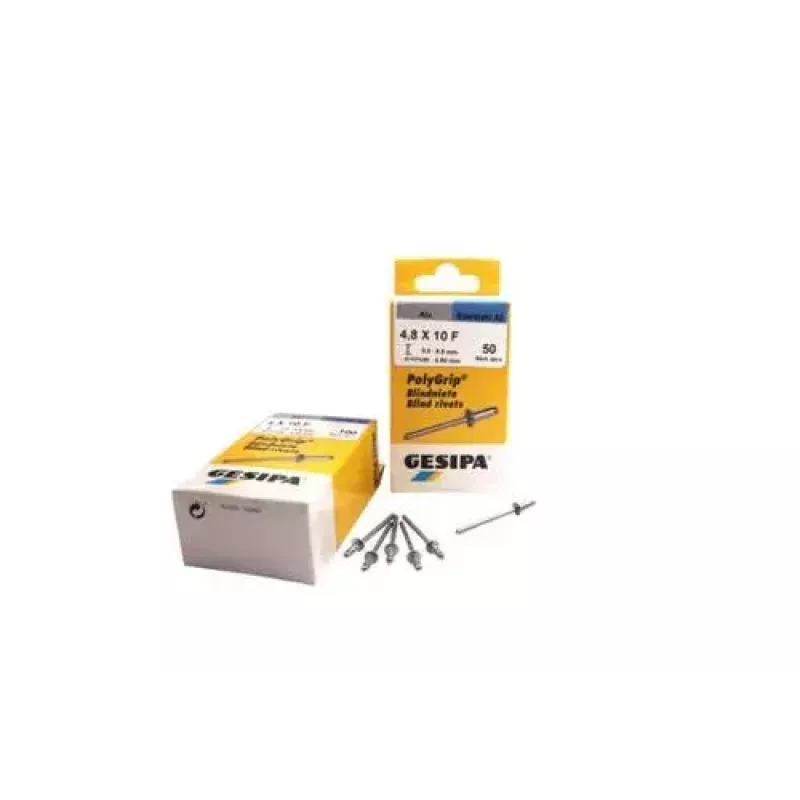 Aklakniedė GESIPA 1432060 Nerūdijantis plienas Pilka 6,5mm galvutė 3,2mm kotas 8mm ilgis