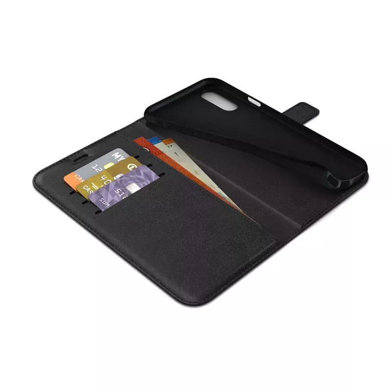 Dėklas su pinigine BeHello BEHWAL00179, skirtas iPhone Xs Max 6,5 colio, juodas