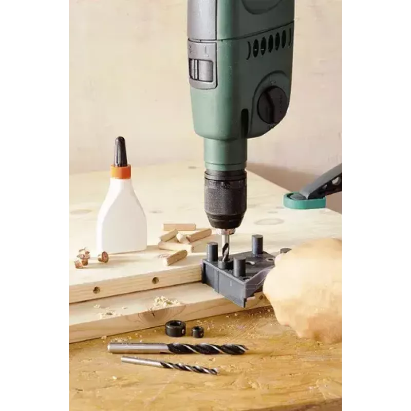 Kaiščių rinkinys wolfcraft Universal Dowelmaster Set, 78 dalių