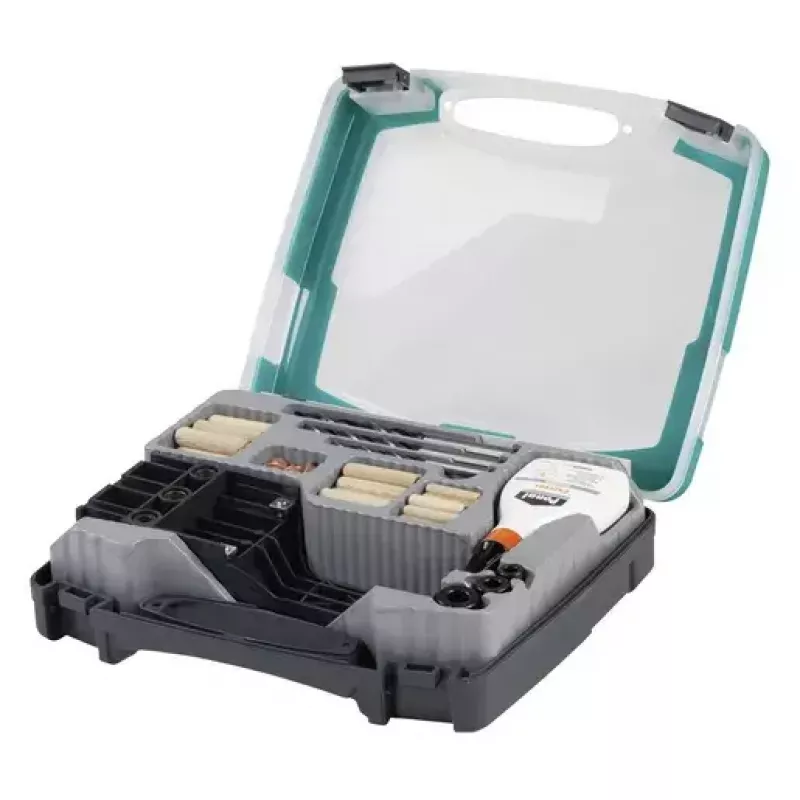 Kaiščių rinkinys wolfcraft Universal Dowelmaster Set, 78 dalių