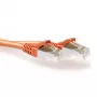 ACT Orange 5 m LSZH S/FTP CAT6a pataisos laidas su apsauga nuo užsilenkimų, RJ-45 jungtimis
