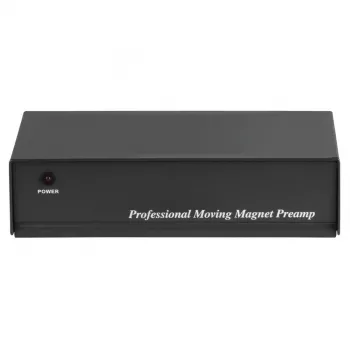 Hama Stereo Phono Preamplifier PA 005 juoda, sidabrinė