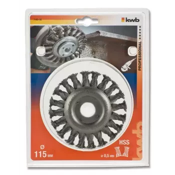 Šepečio vielinis ratas KWB 719530 11,5 cm