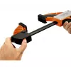 Griebtuvas reketinis Bahco QCB-300 30 cm juodai oranžinis