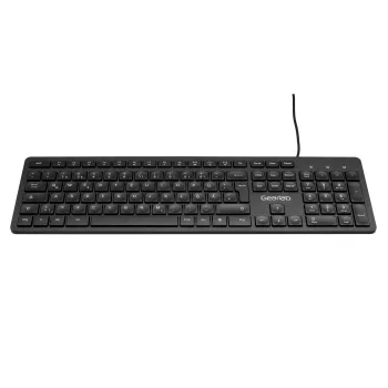 Klaviatūra eSTUFF GLB211402 Office USB QWERTZ Juoda