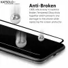 Apsauginis stiklas Kapsolo iPhone 13 / iPhone 14 Max – lenktas 9H, tinka iki 15,5 cm (6,1 colio)