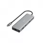 Hama CONNECT2Media USB Type-C 9 prievadų USB-C stotelė, 5000 Mbit/s, antracitas