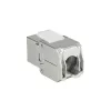 ACT Keystone Jack RJ45 CAT6A ekranuotas beįrankis su dulkių dangteliu