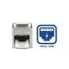 ACT Keystone Jack RJ45 CAT6A ekranuotas beįrankis su dulkių dangteliu