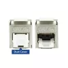 ACT Keystone Jack RJ45 CAT6A ekranuotas beįrankis su dulkių dangteliu