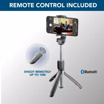 Cellularline Freedom - Universalus tripod Bluetooth® selfie strypas