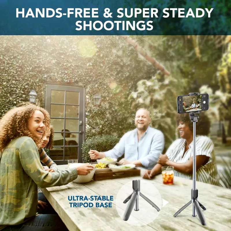 Cellularline Freedom - Universalus tripod Bluetooth® selfie strypas
