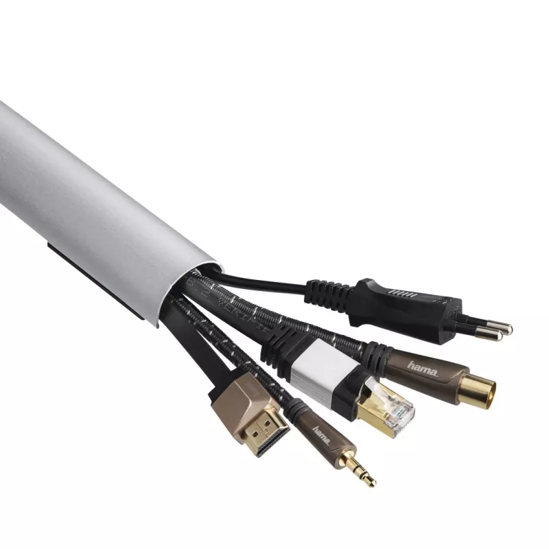 Hama 00220991 kabelių kanalas Universal Cable duct sidabrinis 1 vnt.