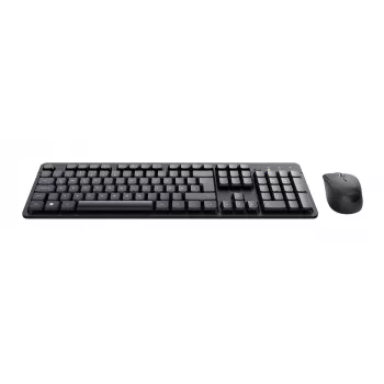 Trust TKM-360 belaidis klaviatūros ir pelės rinkinys RF QWERTZ juoda