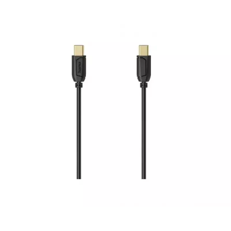 Hama 00074266 USB-C laidas USB 2.0 0.75 m juodas
