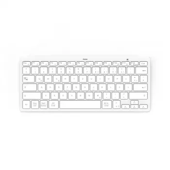Hama Travel 400 QWERTZ vokiška Bluetooth klaviatūra pilka, balta