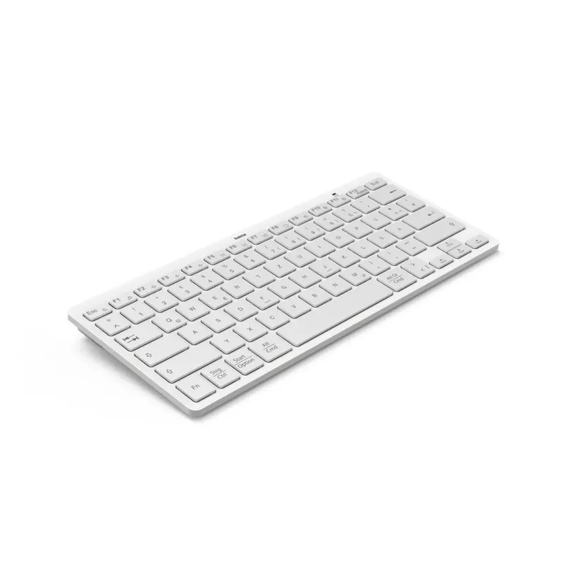 Hama Travel 400 QWERTZ vokiška Bluetooth klaviatūra pilka, balta