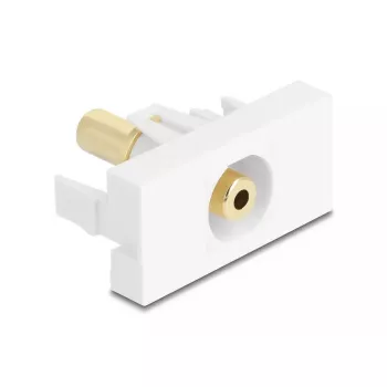 Kištukinis lizdas DeLOCK 90843 2 x 3,5 mm jungtis baltas