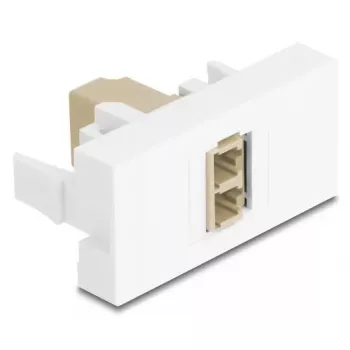Skaidulinės optikos adapteris DeLOCK 90840 LC kelių režimų 1 vnt. Smėlio baltas