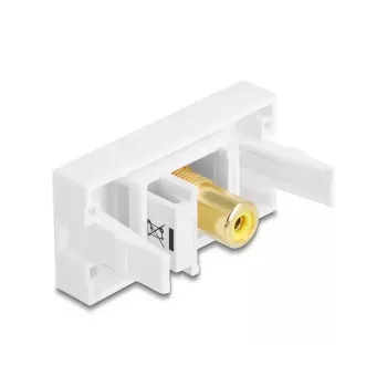 DeLOCK Keystone modulis 90859 RCA jungtis balta geltona