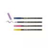 Flomasteris su blizgučiais Edding 4-1340-4-3 Blue Ochre Pink Purple – šepetėlio antgalis