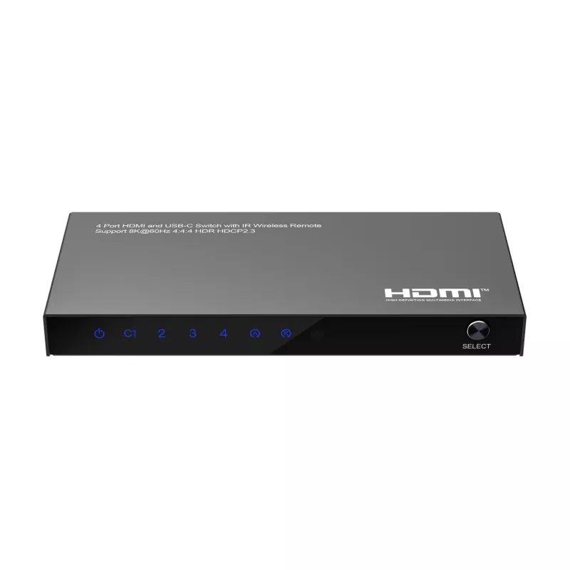 HDMI jungiklis MicroConnect MC-USBCHDMISWITCH0401-8K 8K raiška