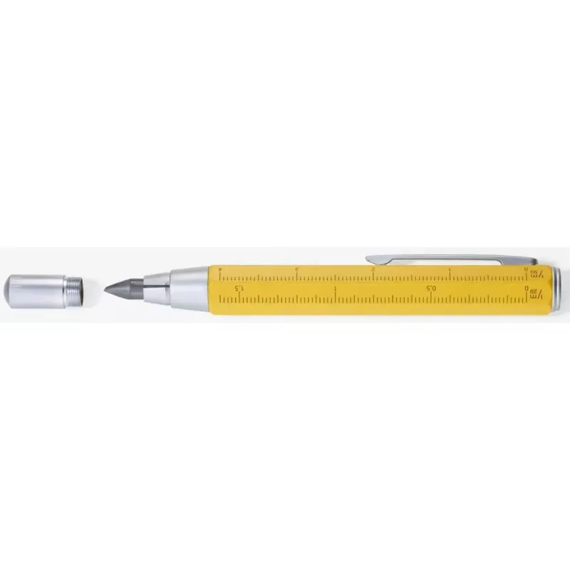 Mechaninis pieštukas TROIKA ZIMMERMANN 5.6 mm HB geltonas žalvaris