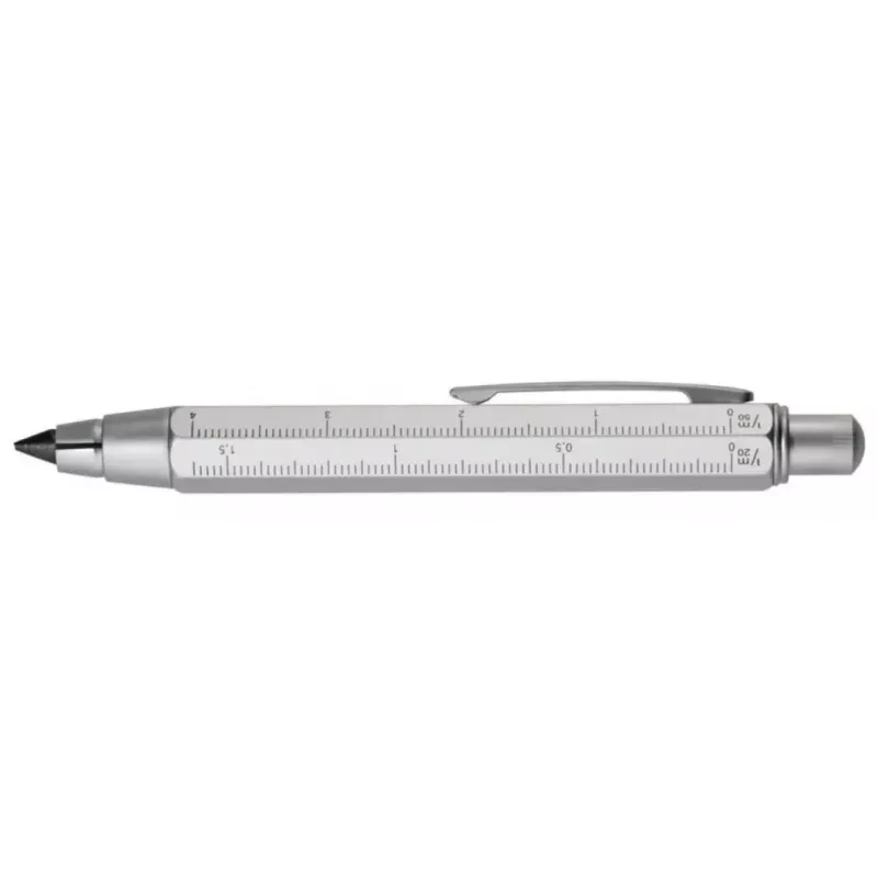 Mechaninis pieštukas TROIKA ZIMMERMANN 5,6 mm HB sidabrinis žalvaris