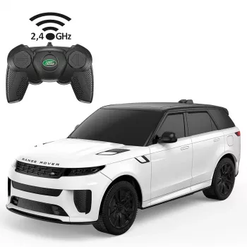 Radijo bangomis valdomas automobilis Jamara Range Rover Sport SV – baltas, 1:24, 2,4 GHz