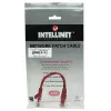 Intellinet tinklo jungiamasis kabelis, Cat5e, 0,5 m, raudonas, CCA, U/UTP, PVC, RJ45, auksuoti kontaktai, be užkabos, su gaubtuku, viso gyvenimo garantija
