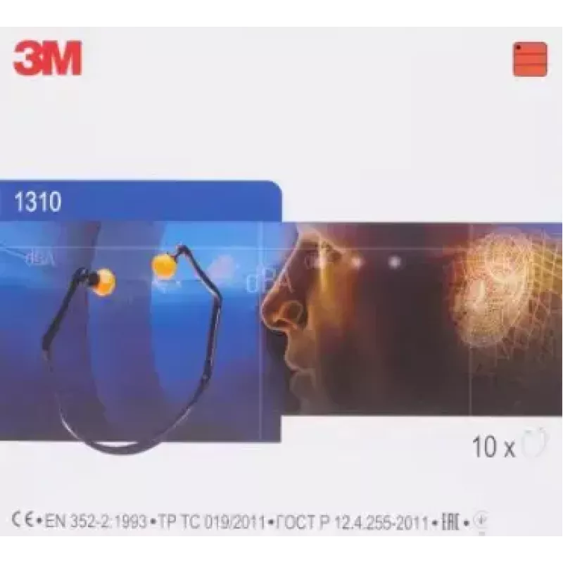3M ausų kištukai su lanksčia juostele 26 dB 7000034667 50 vnt. mėlyni, oranžiniai