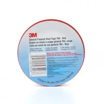 3M 764R5033 lipni juosta PVC 50 mm x 33 m raudona