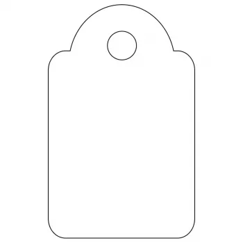 APLI 07009 nekabantysis lipdukas 200 vnt Baltas Stačiakampis 1,5x2,4 cm