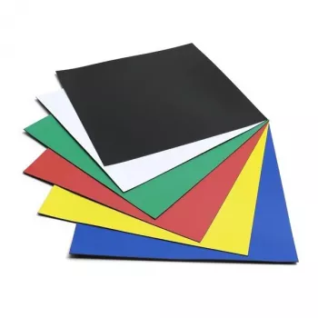 Nobo magnetiniai kvadratai 150x150mm įvairių spalvų (6), juoda, mėlyna, žalia, raudona, balta, geltona