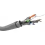 Tinklo kabelis Goobay CAT 6 S/FTP PiMF pilkas 305 m