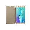 Samsung EF-ZG928 Flip Case Gold apsauginis dėklas Galaxy S6 edge+