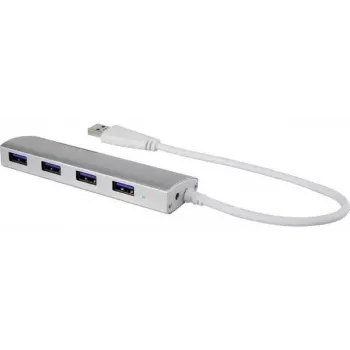 USB 3.2 Gen 1 šakotuvas Renkforce RF-3703155, 4 prievadai, aliuminio korpusas