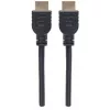 Manhattan HDMI 4K@60Hz laidas su Ethernet – CL3, 3 m, tinkamas montavimui sienoje, vyriškas-vyriškas, juodas
