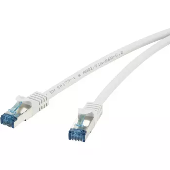 Tinklo kabelis Renkforce RF-4145292 10 m Cat6a S/FTP baltas